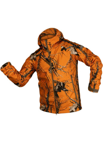 Помаранчева демісезонна куртка rubicon flamewood Camotec