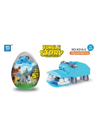 Конструктор JUNGLE STORY в яйце в асорт (K31A) Mindbox (382054010)