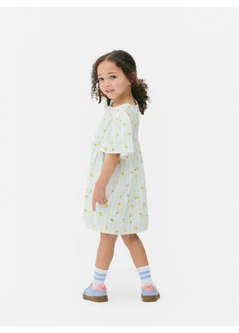 Белое платье лето,белый в желтые узоры, Primark (397631984)
