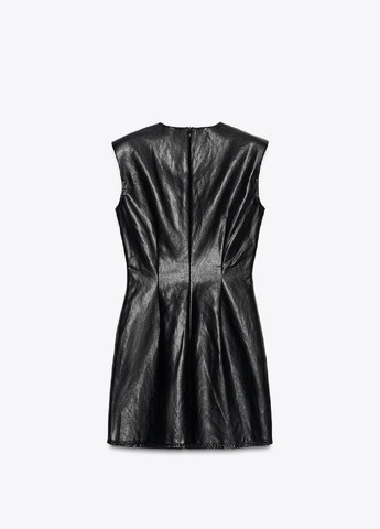 Чорна сукня Zara однотонна