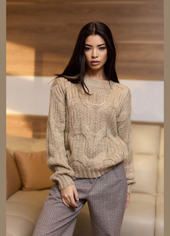 Кофейный демисезонный джемпер джемпер Seventeen