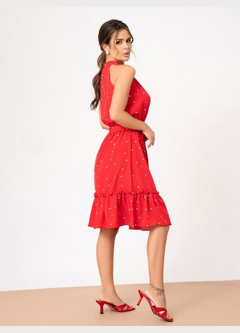 Красное повседневный женские платья sa-272a ISSA PLUS