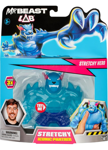 Набор фігурка Мистер бист гуджитсу Пантера MrBeast Lab Heroes of Goo Jit Zu Goo Iconic Panther 24737 Moose (372795152)