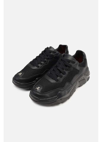 Черные демисезонные кроссовки на плоской подошве мужские цвет черный cb-00273215 Stilli