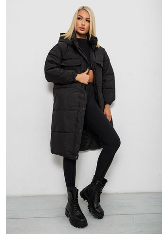 Черная куртка женская зимняя,, 244ra18 Ager