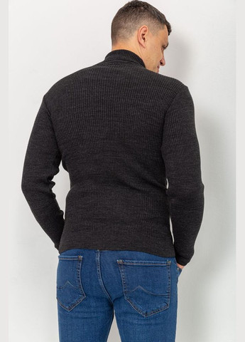 Графитовый демисезонный свитер-гольф мужской Ager