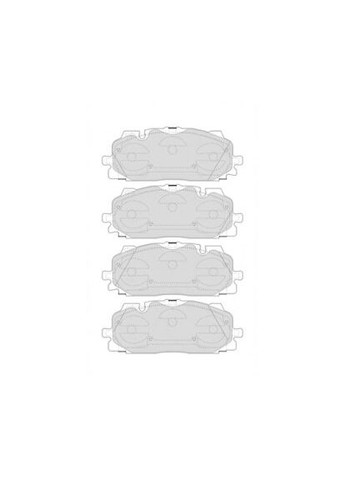 Колодки тормозные дисковые передние AUDI A4 BERLINA (8W2,B9) AVANT (8W5,B9) 05/15- FDB4967 Ferodo (361657993)