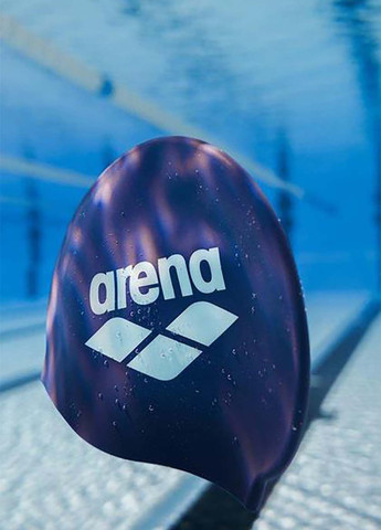 Шапка для плавання BIG LOGO CAP Фіолетовий Уні Arena (367596295)