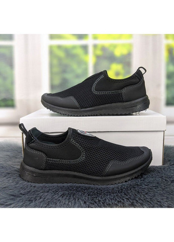 Чорні Літні підліткові кросівки для хлопчика сітка Dago