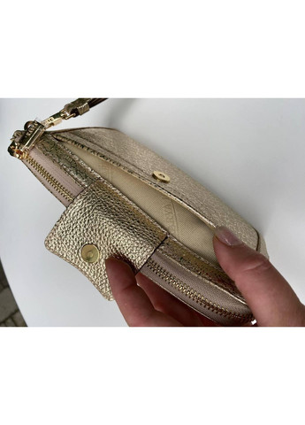 Клатч Турция, золотой одно отделение, карманы снаружи, для карточек внутри, ремешок на руку Karya (351506167)