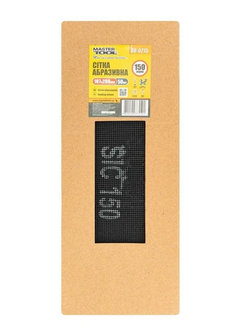Сітка абразивна зерно 150 107х280 мм 50 шт 08-0215PC Mastertool (392455553)