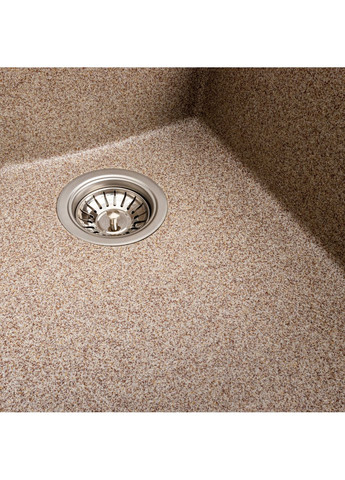 Гранитная мойка для кухни 4150 SOKIL матовая (карамель) Valeso (358059126)