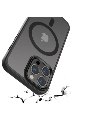 TPU+PC чохол Metal Buttons with MagSafe Colorful для Apple iPhone 12 Pro Max (6.7") Epik (292633596)
