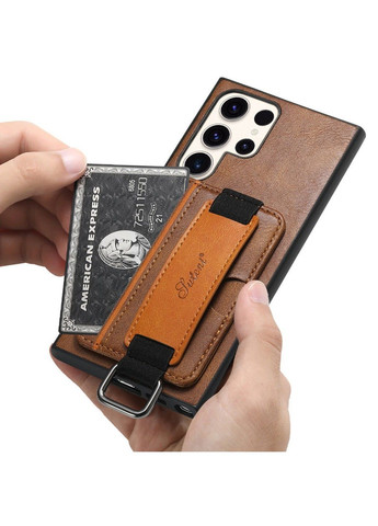 Шкіряний чохол Wallet case and straps для Samsung Galaxy S24 Ultra Epik (293513028)