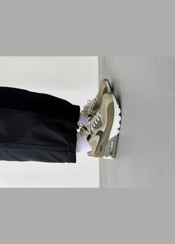 Оливковые (хаки) демисезонные кроссовки мужские nike air max 90 khaki | найк аир макс 90 хаки No Brand