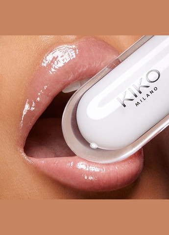 Блиск для збільшення об'єму губ Lip Volume - 02 Transparent 6,5 мл Kiko Milano (296101702)