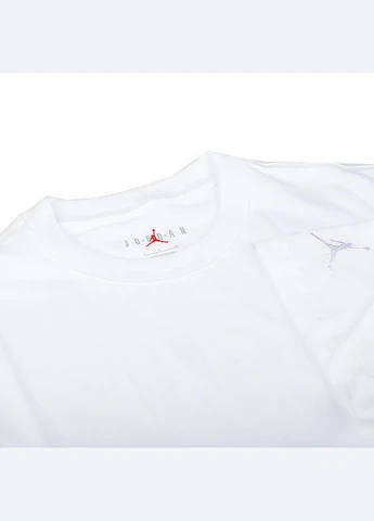 Белая футболка mbrand sr ptch ss crew Jordan