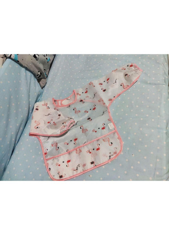 Нагрудник детский водонепроницаемый с длинным рукавом Мишки No Brand (368703313)