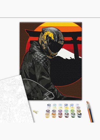 Картина за номерами Чоловіча Східний гонщик Набір для розпису Живопис за номерами 40x50 BS53711 Brushme (308988098)