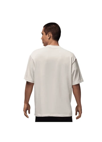 Бежевая футболка m j flt ess 85 ss crew beige fz1912-133 Air Jordan