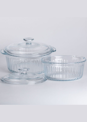 Набір каструль із боросилікатного скла Yiwu HP-34-26 1.5/2.3л No Brand (339672375)