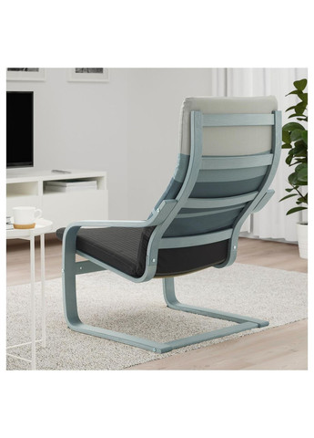 Крісло Ä синій/сірий IKEA (273423687)
