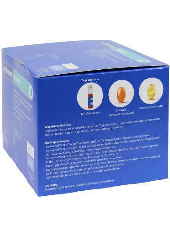 Вітаміни для чоловіків Vital M (питна суспензія та капсули на 30 днів) Orthomol (280265868)