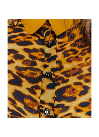 Горчичная повседневный рубашка Liton