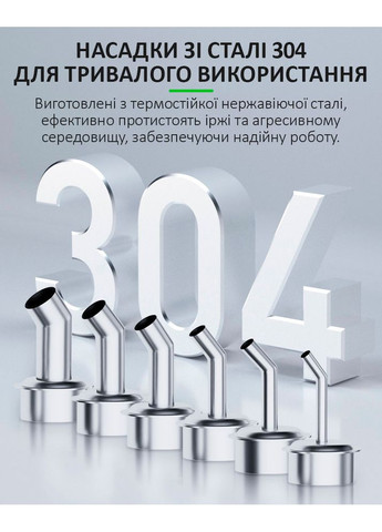 Насадка для термофена 861, 45°, 8 мм. QUICK 861/856AE/712/713/TR1300/TR1 Relife (351395083)