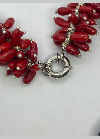 Ожерелья коралл и агат 52 см Красный 11701 No Brand (311686485)