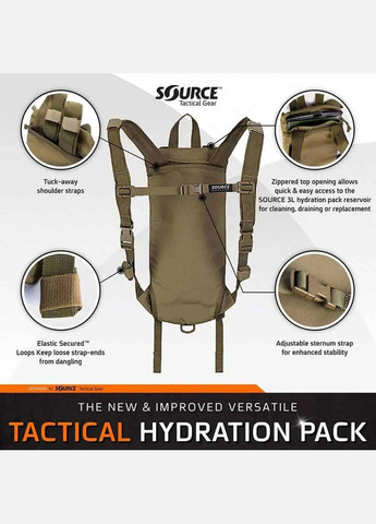 Питьевая система Tactical 3L Multicam Source (336378112)