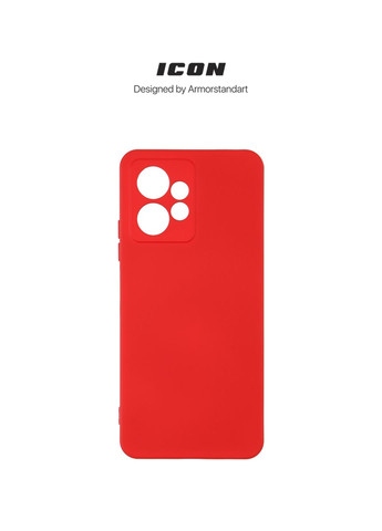 Панель ICON Case для Xiaomi mi Note 12 4G Camera cover Red (ARM67703) ArmorStandart (260410076)