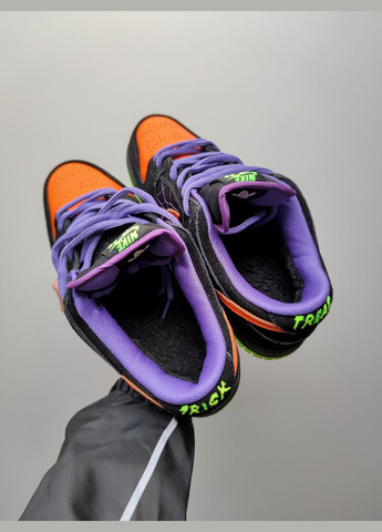 Кросівки зимові жіночі і чоловічі Nike SB Dunk Night of Mischief winter low black fur | Найк СБ Данк низькі чорні з хутром No Brand чорні зими (311225888)