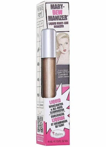 Жидкий хайлайтер-люминайзер, 4 мл Mary-Dew Manizer Liquid Highlighter 4ml. theBalm (361931257)