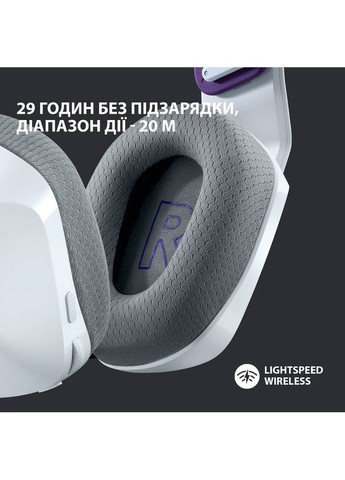 Гарнитура G733 LIGHTSPEED Wireless RGB WHITE (981000883) Logitech (306553717)