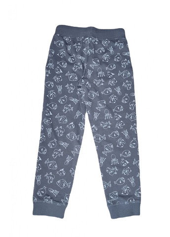 Спортивні штани джоггери двунитка для хлопчика 437243 графітовий Lupilu (278320399)