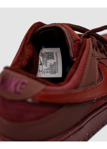 КРОСІВКИ ЖІНОЧІ NIKE SB DUNK LOW PREMIUM BORDO НАЙК СБ ДАНК No Brand комбіновані демісезони (368869736)