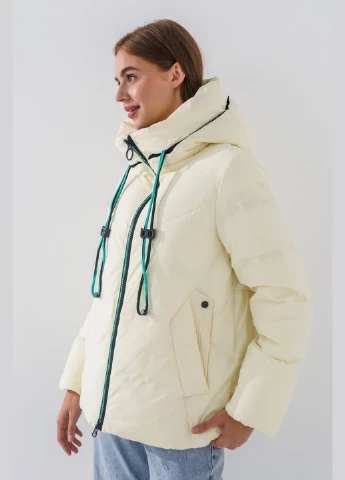 Жовта зимня куртка однотонна жіноча d139 (2000990652966w) shop (2000990652966) Towmy