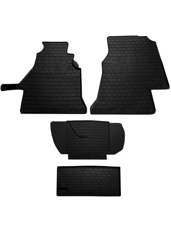 Резиновые коврики (3 шт, ) Компоновка сидений 2-20261 для Mercedes W901/902/903/904/905 1995–2006 гг Stingray Sprinter (389049765)