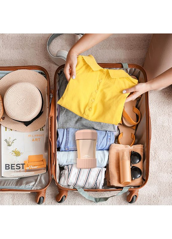 Набір флаконів для косметики дорожній 4-в-1 силіконовий 4 шт по 60 мл Коричневий 113_3_0_3С No Brand (367738719)