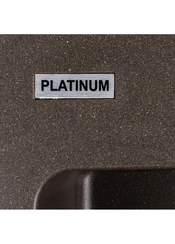 Гранітна мийка для кухні 7850 Bogema матова Темна скеля Platinum (381061539)