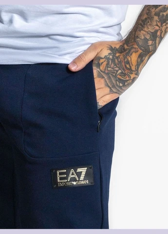 Синие брюки ARMANI EA7
