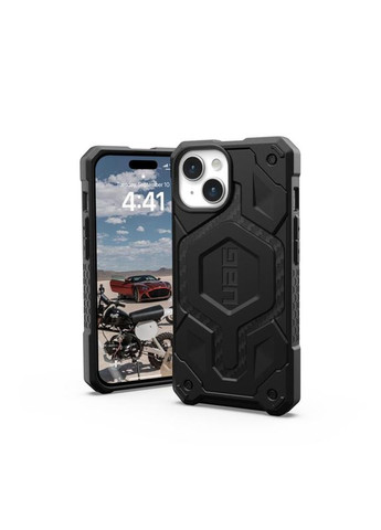 Чохол-накладка Monarch Pro Magsafe для Apple iPhone 15 Carbon Fiber (114219114242) Urban Armor Gear (364860879)