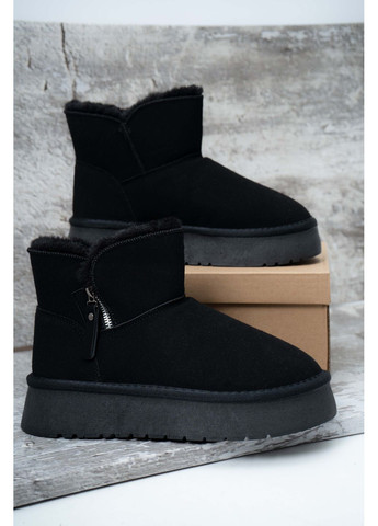 Уггі жіночі Натуральна замша чорні 346939 Fashion (371882234)
