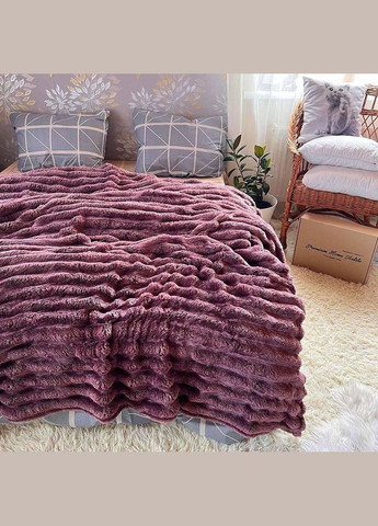 Плюшевый плед для дивана шарпей (П4К-Mpled003/2) No Brand (306633003)