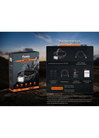Ліхтар налобний HP35R Fenix (319663237)