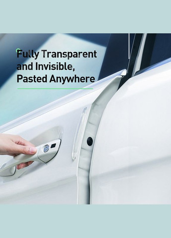 Комплект накладок для защиты дверей авто Airbag Bumper Strip (CRFZTA02) прозрачные Baseus (293345912)