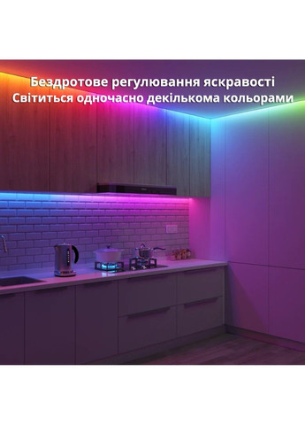 Розумна світлодіодна стрічка 2 метри Gradient Lightstrip White and Color, Bluetooth, Apple HomeKit Philips Hue (371763956)
