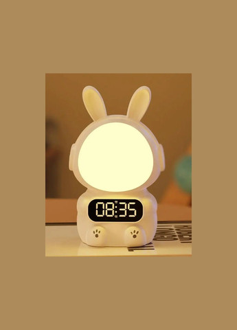 Детские часы с будильником Кролик Rabbit clock with LIGHT WHITE Grant (371357921)