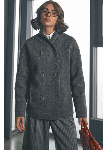 Чорне демісезонне Пальто 2260.6260 Seventeen